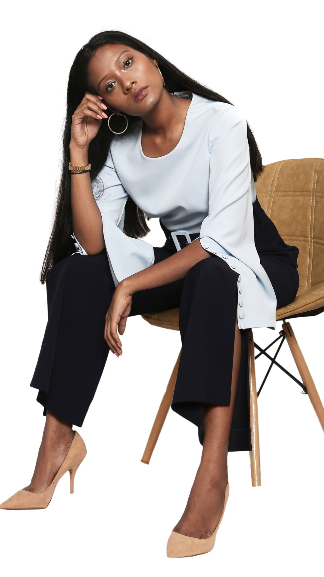 Blue Double-Tone Suit